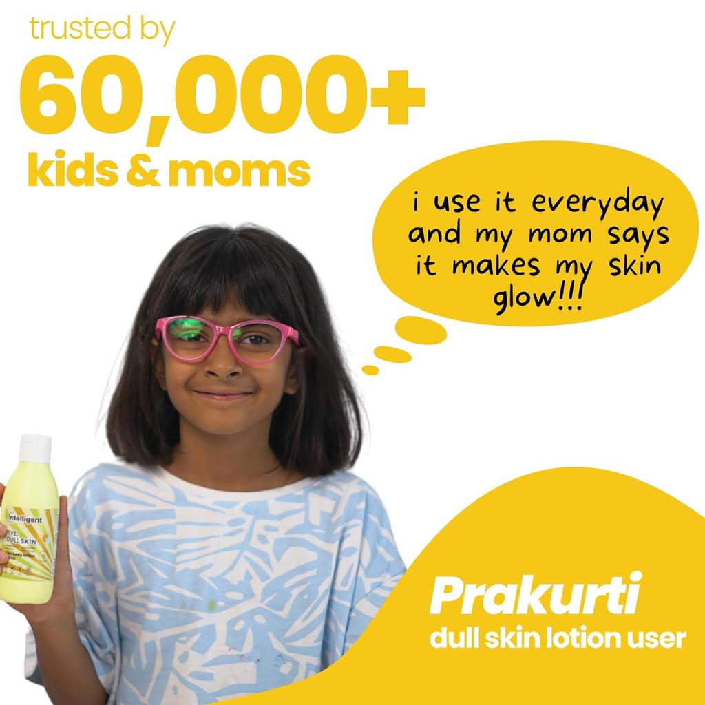 Tuco® Kids Summer Dull Skin Lotion | Perfect for dull skin | For kids 4-10, 2-5, 10-15 years | SLS & Paraben free | 200ml-Pack of 1