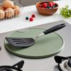 Silikon-Pfannenwender mit Edelstahlgriff für die Heimküche, flexibel, hitzebeständig, zum Kochen