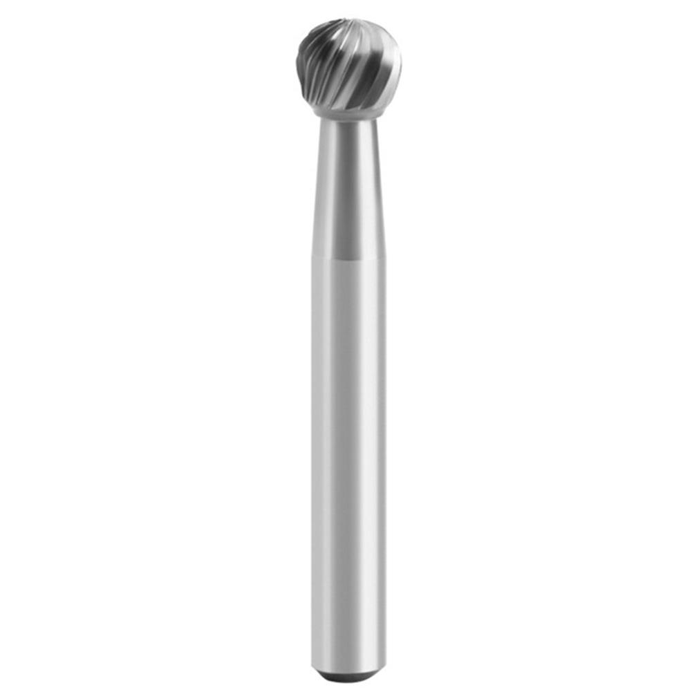 1pc Round Ball 6mm Shank Rotary Burr Milling Cutter For Woodworking Router Bit For Rotary Tool Shaping Carving Engraving