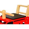 Spielwagen – Holz – Multifunktional – Abnehmbarer Sitz – Formenspiel – 6 Blöcke im Lieferumfang enthalten