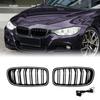 Front Kidney Grille Grill With LED Light Upper Bumper Hood Mesh For BMW 3-Series F30 F31 F35 320i 325i 328i 330i 335i 2012-2019