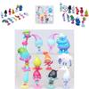 Trolls Movie Poppy Branch Action Figures Cake Toppers Doll Toy Gifts 12 Pcsset