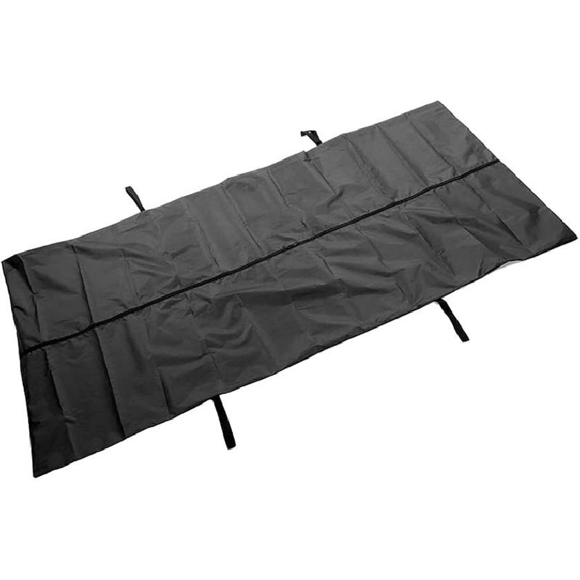 Body Storage Bag, Disposable Disaster Pouch Stretcher Combo 4 Side Handles Center Zipper Emergency Cadaver Leak Proof Morgue Bodies Bags for Funeral 150*60CM