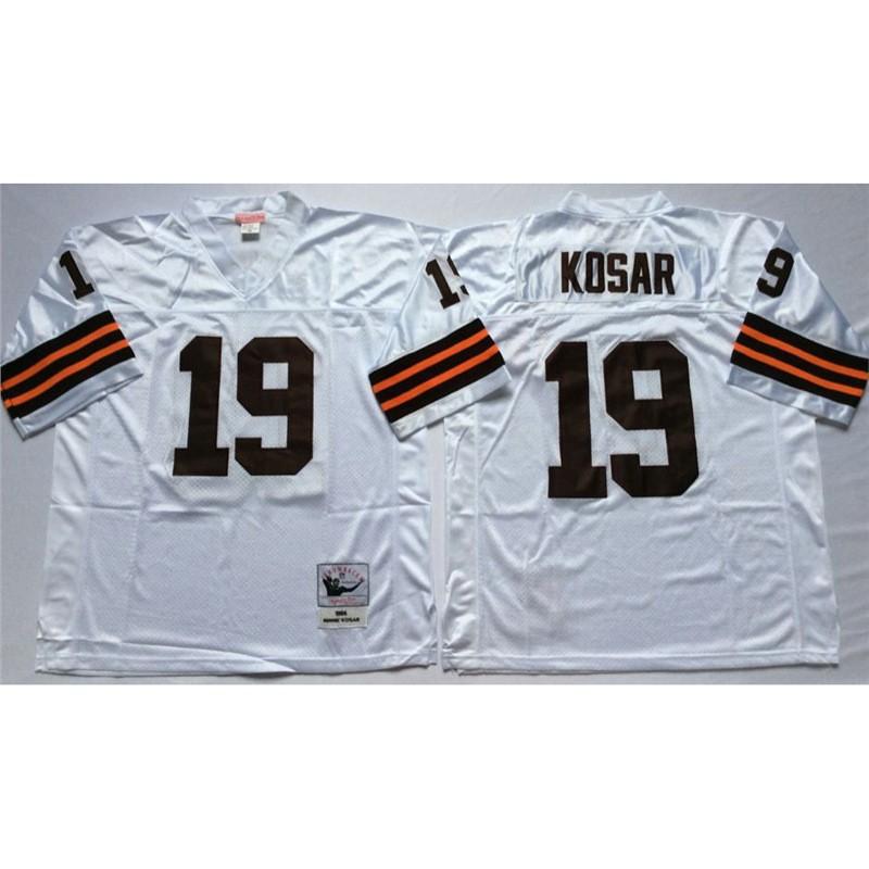 Cleveland Browns NFL Jersey Retro 32 Salón de la Fama Uniforme de Fútbol Retro Hombres Mujeres