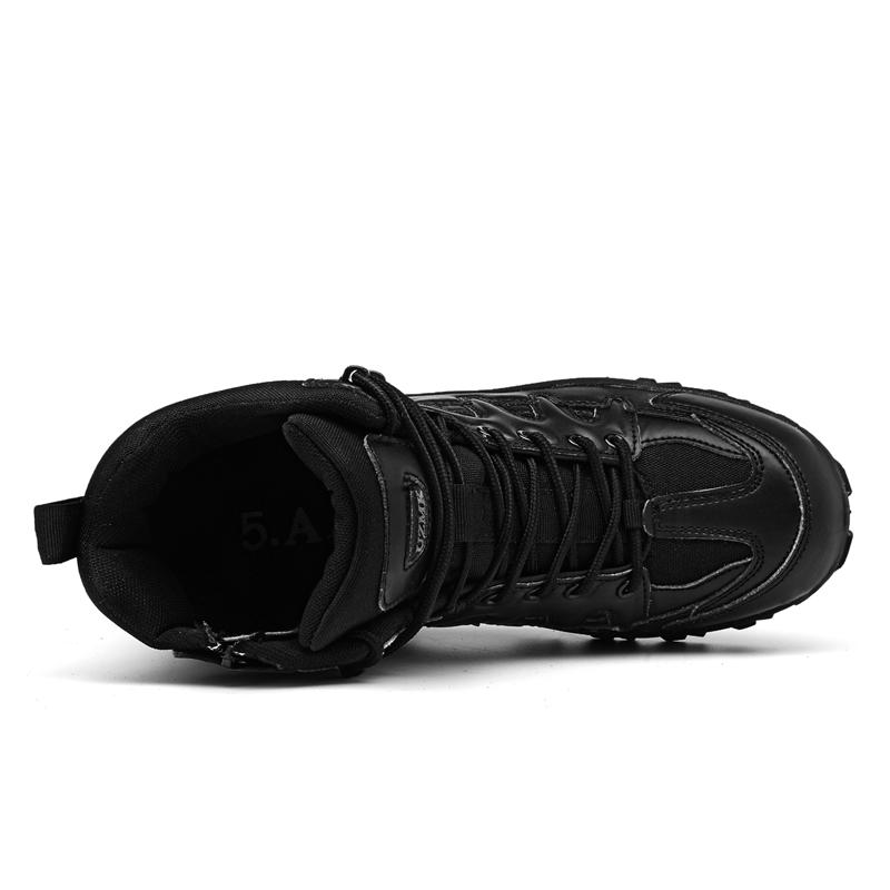 נעלי גברים גבוהות מידות גדולות נעלי קרב במדבר נעלי צבא גברים נעלי טיולים חיצוניות