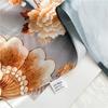 53x170cm100% Mulberry Silk Scarf Floral Print Long Shawl Lightweight Spring Summer Wrap Elegant Fashion Accessory for Women
