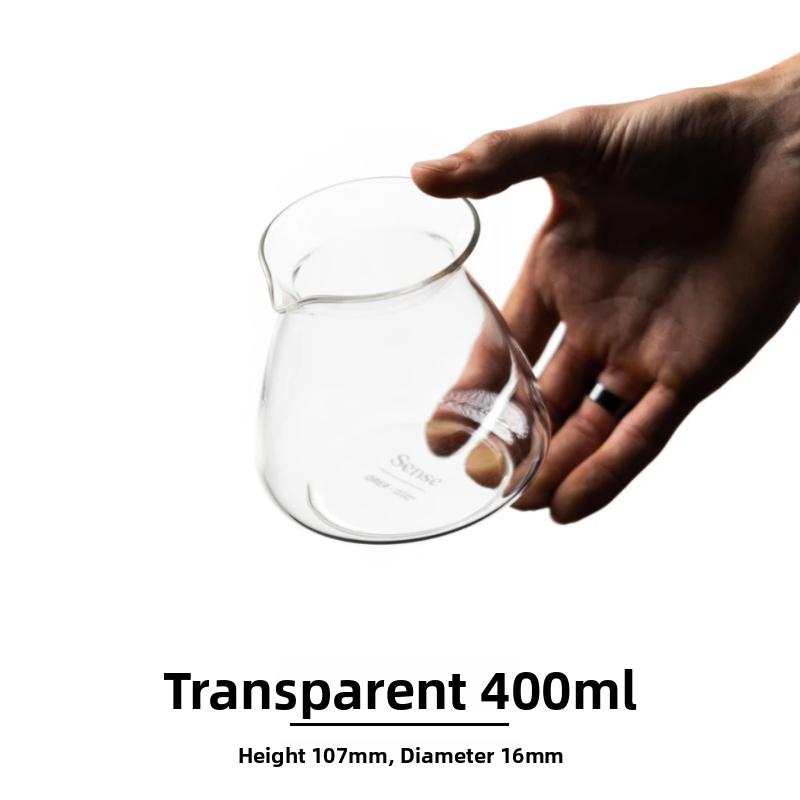 175ml 275ml Tazza per Degustazione Caffè Versato a Mano Odore Sapore Tazza Vetro Resistente al Calore Caraffa da Condivisione Trasparente Stile Europeo Texture De...