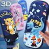 Korean Style 3D Cartoon EVA Pencil Case for Elementary Students - Large Capacity for Boys & Girls
