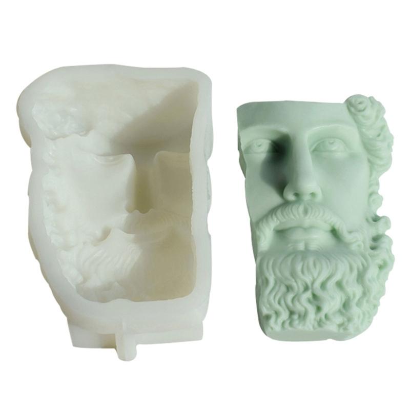 Statue Candle Silicone Mold for Making Candle Soap Plaster Ornament 1