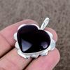 Garnet Gemstone Handmade 925 Sterling Silver Jewelry Pendant 1.58" KKG-552
