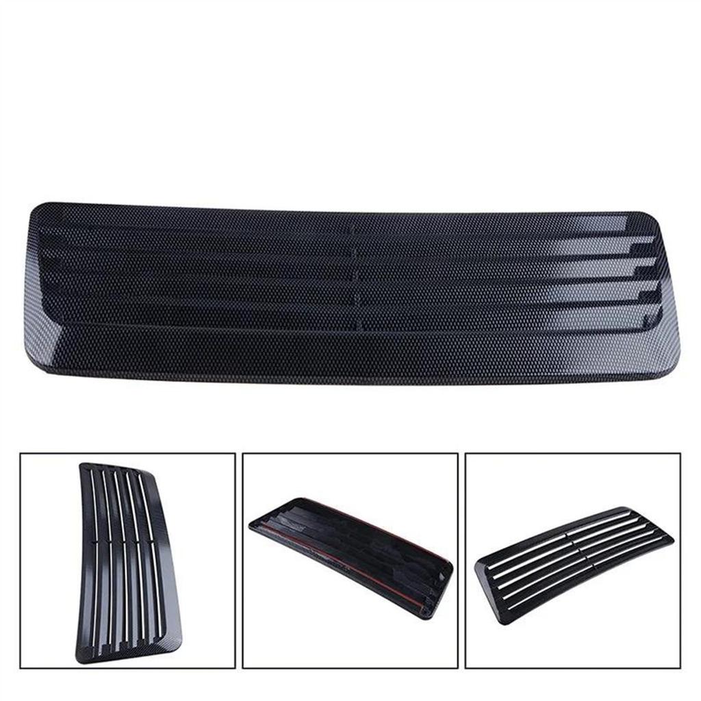 Hood Air Intake 1pc Decorative Hood Vent Fender Car Engine Louver Hood Universal Intake