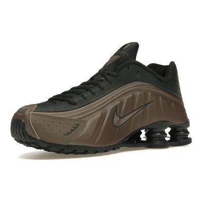Shox R4 Off Noir Ironstone Damen Sneaker Braun Dunkelrauchgrau AR3565-007