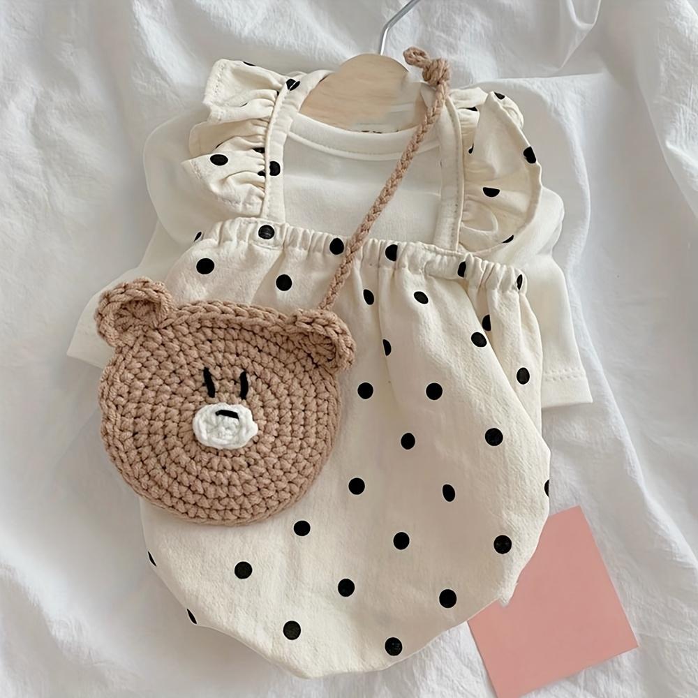 Summer White Polka Dot Ruffled Sun Protection Dress for Pets, Breathable And Suitable for Small To Medium-Sized Dogs.