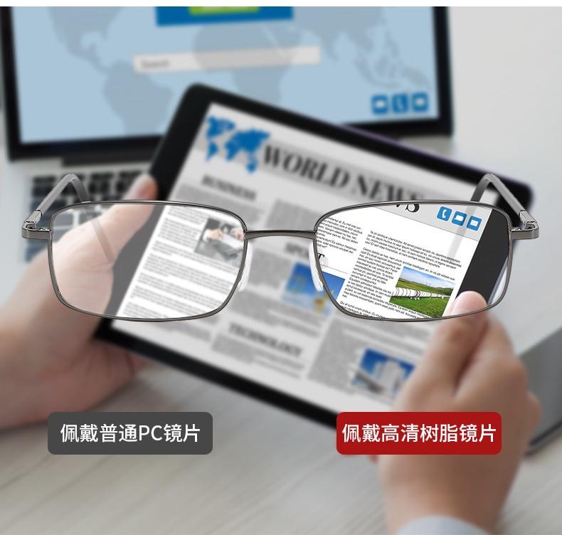 Men Reading Glasses Metal Full Frame Presbyopia Eyewear 0.5 0.75 1.0 1.25 1.5 2.0 2.25 2.5 2.75 3.0 3.25 3.5 3.75 4.0 Unisex