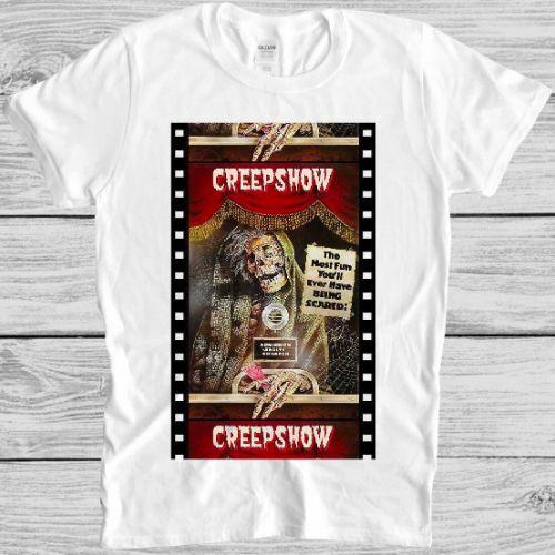 Creep Show T-Shirt Schwarze Komödie Horror 80er Halloween Schädel Lustiges T-Shirt M26