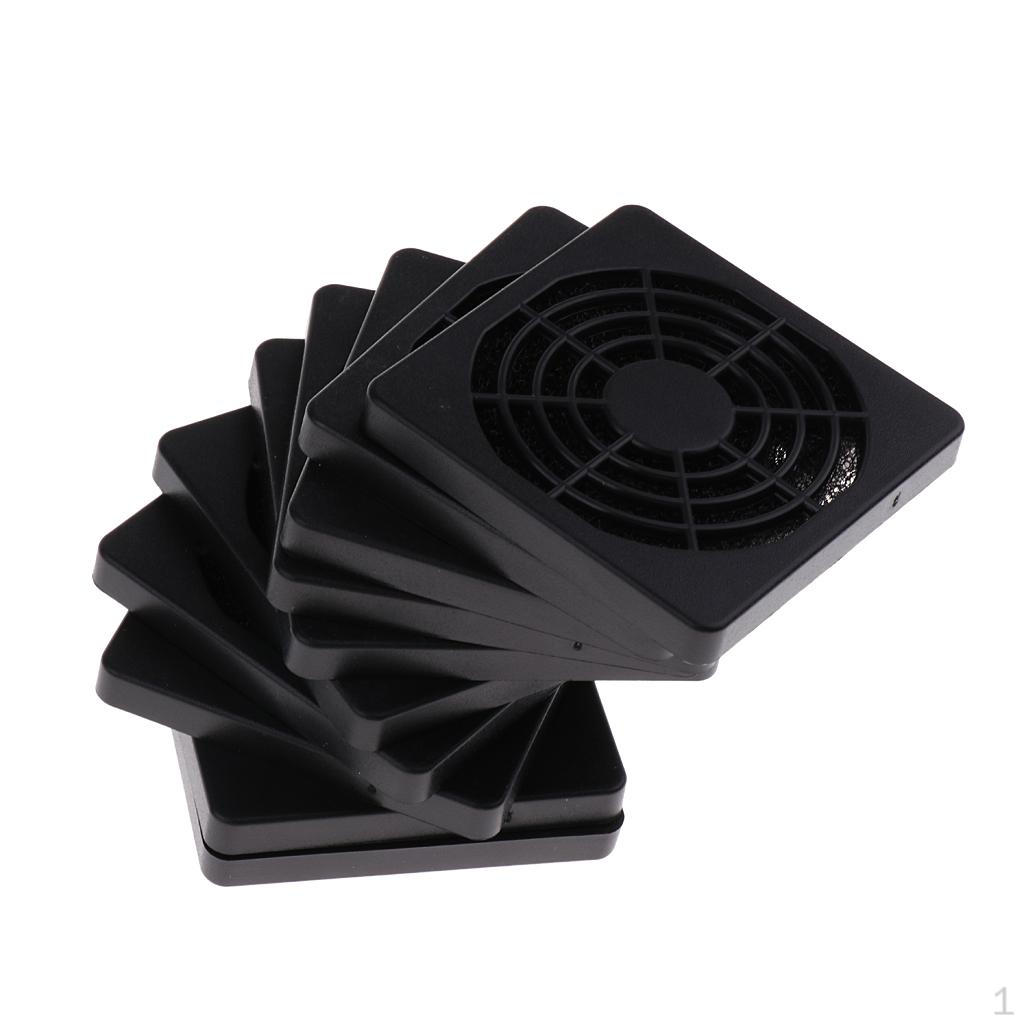10 Pcs Dustproof Mesh Dust Filter Guard For 60mm PC Computer Case Fan