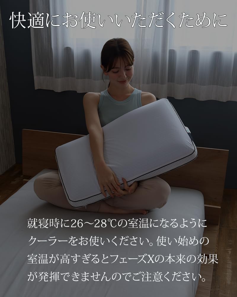 Blue Blood Chillrhythm Cooling Pillow, Temperature Regulating Pillow, Double-Sided, Summer, Low-Rebound, Cooling