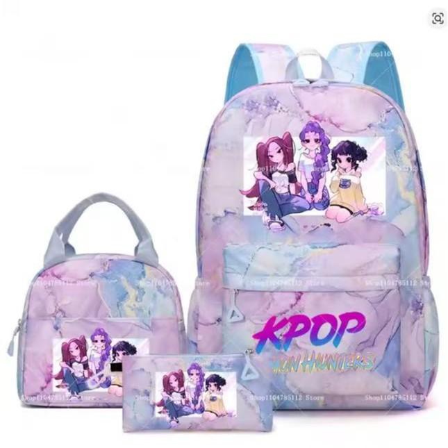 Kpopn Witch Hunter Backpack Elementary School School Style School Bag Travel Backpack Three-Piece Set