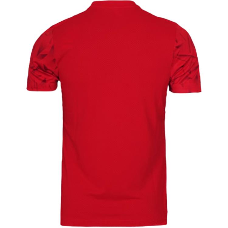 Adidas Basic Series Sports Wear Resistant Breathable Pullover Short Sleeve Football Shirt Men tops JZ0600