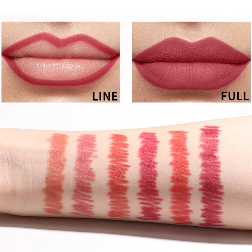 Matte Lipstick Long Lasting Portable Fastness Vibrant Nude Makeup Matte Lipstick for Daily Use 603