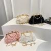 New Rose Flower Banquet Bag Bridal Bag Fashion Bag Dress Bag Clutch Bag Cheongsam Chain Oblique Span Bag