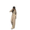 Sports and leisure two-piece set hooded sweater jacket women's spring wide-leg pants trousers new fashion suit