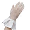 1Pairs Sexy Women Lace Gloves Mesh Tulle Gloves New Dance Gloves  Clothing Accessories