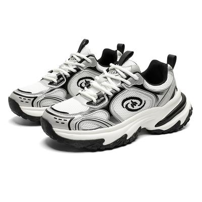 Couple Casual Shoes Race Up Versatile Fashion Sports Shoes Lightweight Balance Elastic Wear Resistant Maternity Sneakers