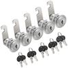 5pcs Candado de Seguridad 30mm Cerradura para Armario Cajón Cerradura para Buzón Cerradura de Cilindro de Combinación Cerradura de Puerta de Armario - DD