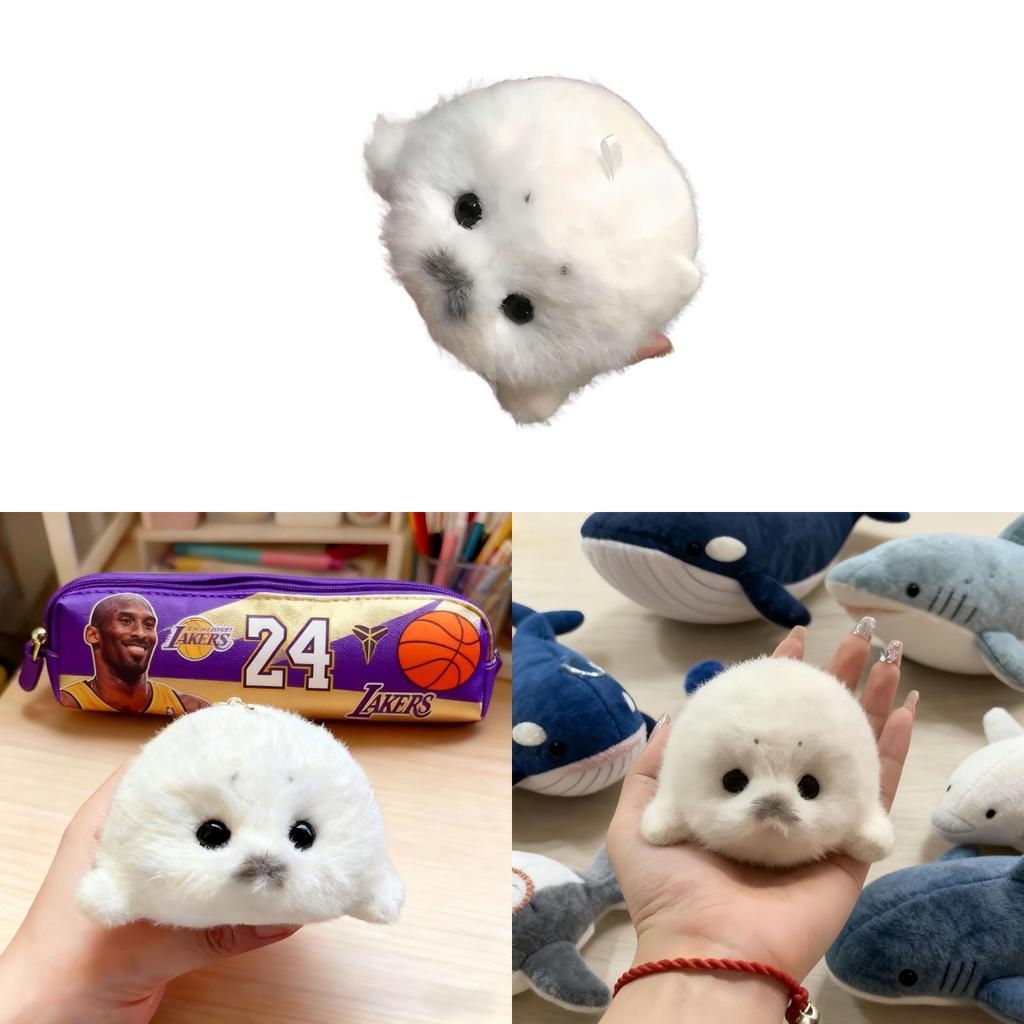 Life Seal Marine Plush Toy Keychain Stuffed Animal Doll For Kids And Collectors