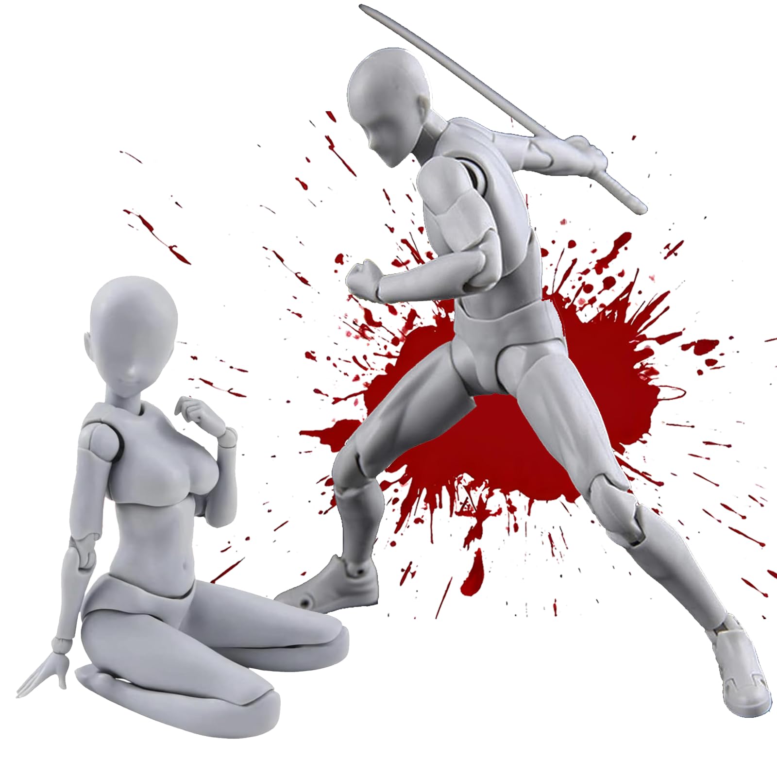 

Gnallang Drawing 30 Movable Joints by Professional Manga Muscular Drawing Sketching Male and Female Gray Figure, [Recommended Artists] Body, Practice,