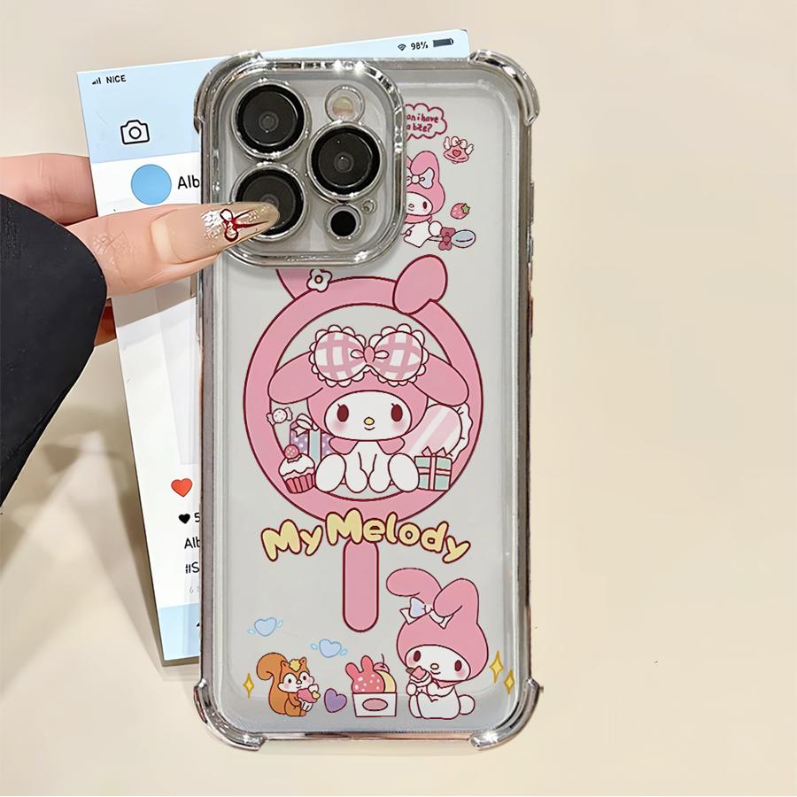

Phone Cover Case for Apple iPhone 17 Pro Max 11 Air 16e 14 16 Pro 12 Plus 15 13 Cartoon Cute Kuromi iPhone 15