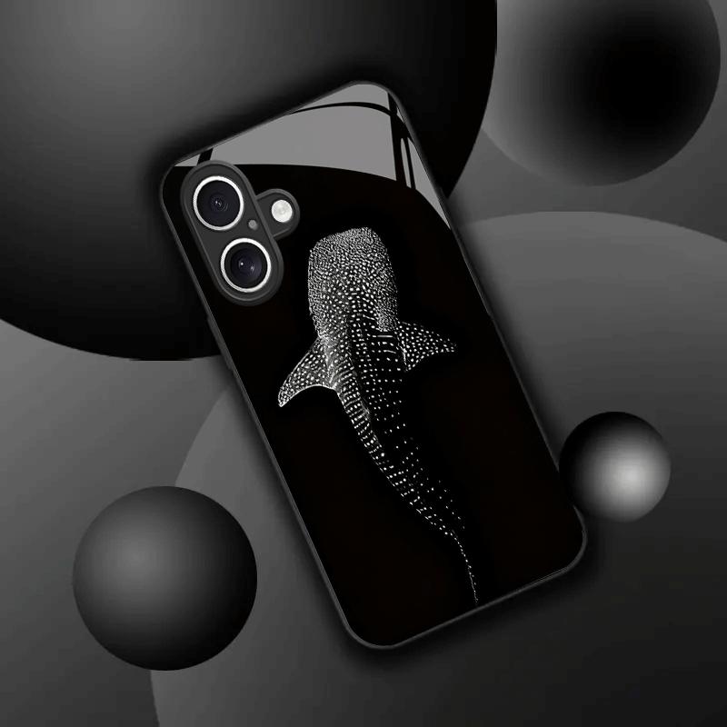 

Чехол для телефона Новая китовая акула подходит для iPhone 17 16 15 14 13 12 11 Pro/Max/Plus, противоударная задняя крышка For iPhone 11PROMAX