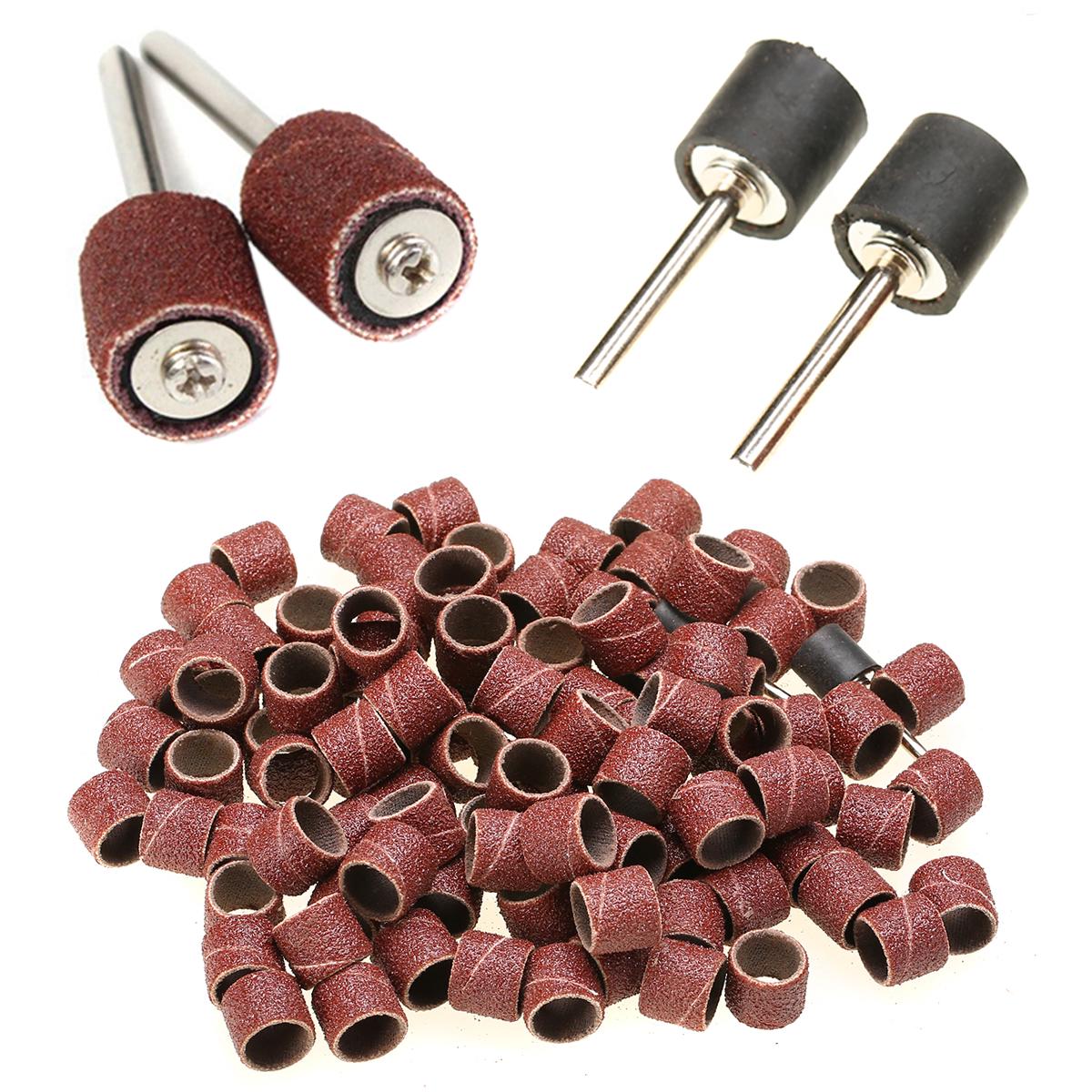 

PDTO 100 шт., 3/8 дюйма, 80 гильз шлифовального барабана + 2 оправки