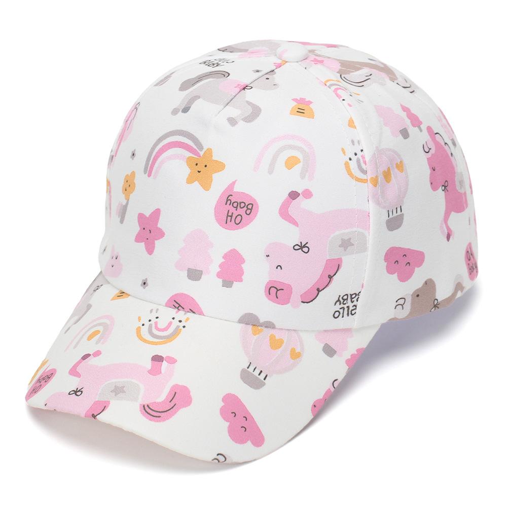 Children's Cartoon Animal Baseball Caps - Spring/autumn - Boys' Cute Beanie Hats - Girls' Sun Hats