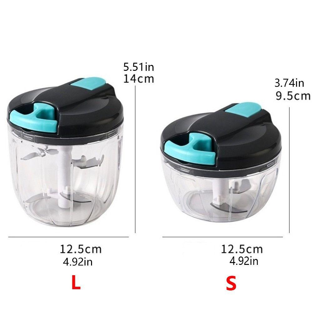 With Cover Manual Food Chopper Easy To Wash Kitchen Food Processor Onion Cutter  Fruits