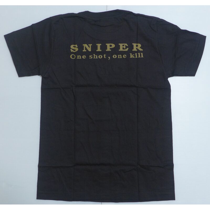 Military SNIPER Sniper Rifle, Imported T-SHIRT, Short-sleeved T-shirt, Round-neck, Pure Cotton