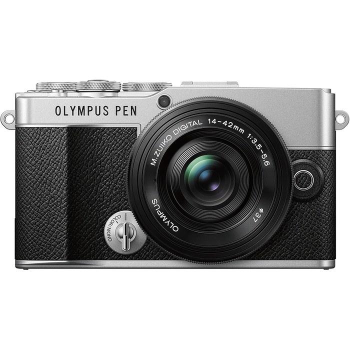 Olympus PEN E-P7 14-42mm EZ Lens Kit Zilver (ED 14-42mm F3.5-5.6 EZ)