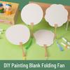 DIY Tuan Shan Fan Coloring Kit: Xuan Paper Kindergarten Craft with GB6675 Safety Certification