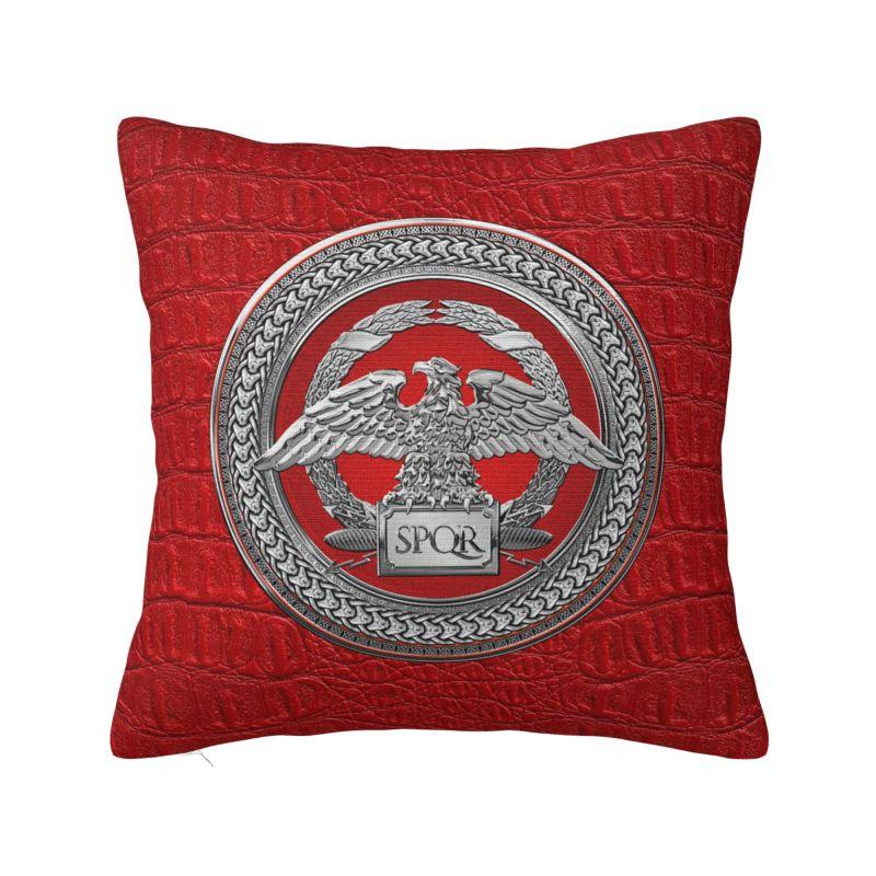 Custom Roman Empire Gold Imperial Eagle Pillow Case 45x45cm for Sofa Rome SPQR Nordic Cushion Cover Square Pillowcase