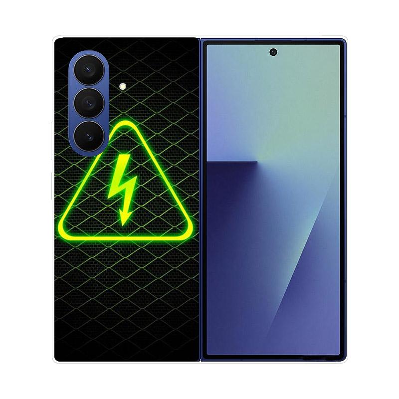 Transparent Folding Phone Case For Samsung Galaxy Z Fold 6 7 Clear Shockproof Hard PC Cover For Samsung Z Fold7 Fold6 Shell Capa