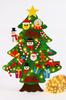 Felt Christmas Tree With Velcro Fasteners And Decorations For Children 40X + 50 Led Lights