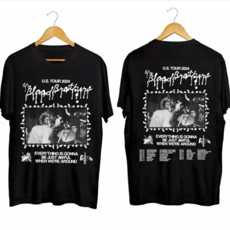 

The Blood Brothers 2024 Tour Shirt, The Blood Brothers Band Fan Shirt Heavyweigh L