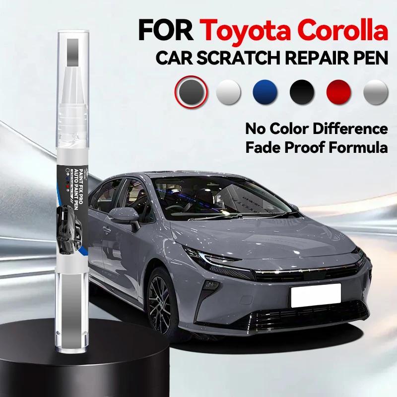 Stylo de Retouche Peinture Voiture Dédié Pour Toyota Corolla Stylo Retoucheur Rayures DIY Accessoires Auto Blanc 070 089 Argent 1F7 Bro