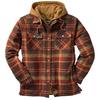 2025 Men's Autumn/Winter Long Sleeve Hooded Loose Cotton Jacket - European & American Style
