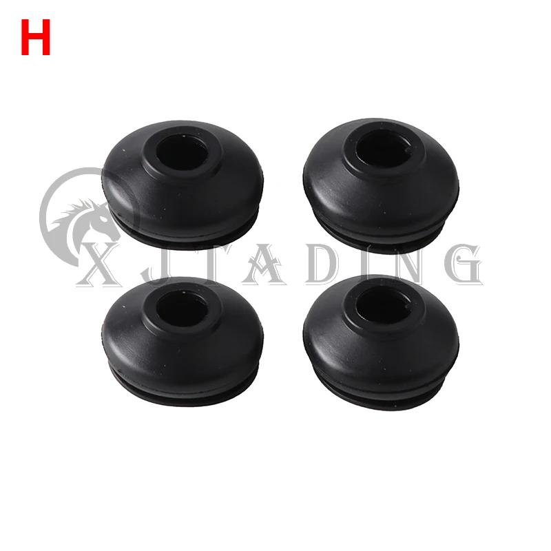 4PCS Ball Joint Dust Boot Cover Kit Rubber Track Rod End Protector for ATV UTV Go Kart Quad Bike Dirt Bike Accessories