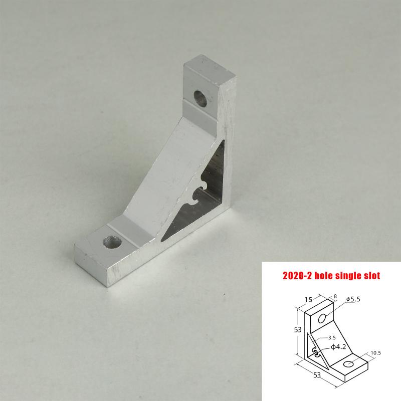 

2Pc Aluminum 90 Degree Corner Angle Bracket 2020 3030 4040 4545 5050 6060Single-slot/Dual-slot Aluminum Profile Connection Joint