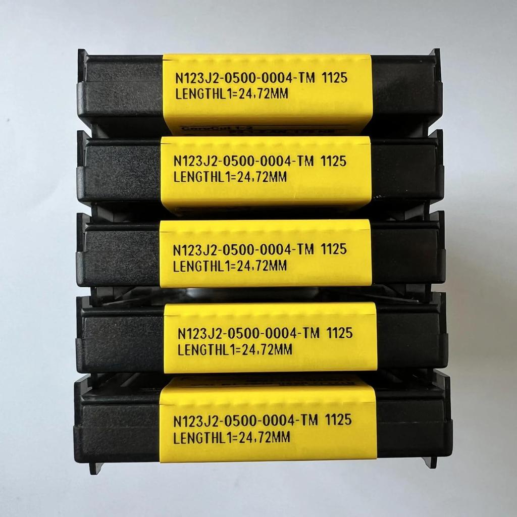 Original Sandvik / N123J2-0500-0004-TM 1125 /CNC CARBIDE tool blade 10 Pcs