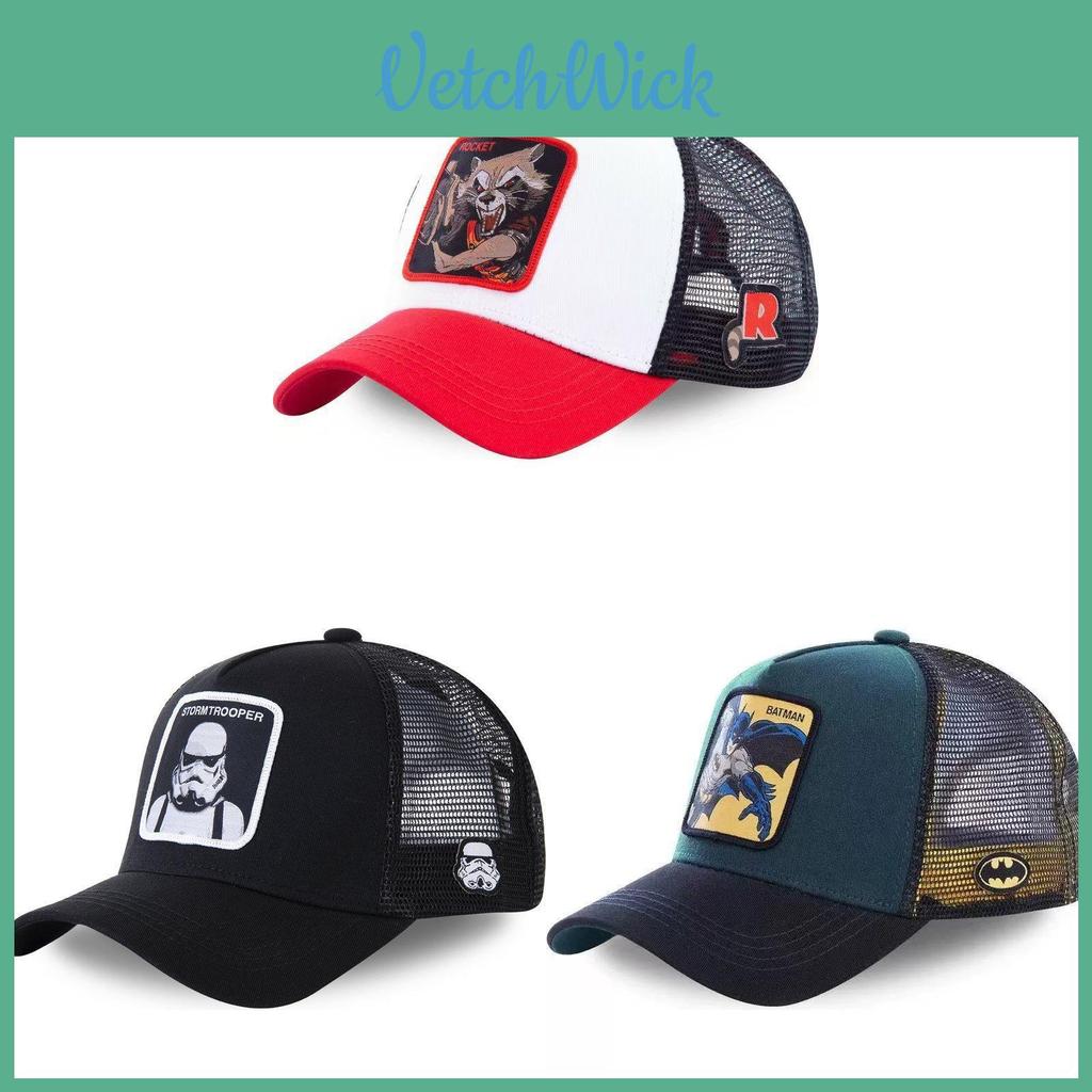 Cappellino in Cotone Ricamato Marvel Spiderman con Visiera Parasole e Ventilazione per Uso Quotidiano