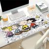 Snoopy Friends Adventure Large Gaming Mouse Pad Nonslip Rubber Base Waterproof Desk Mat For Office Pc Laptop